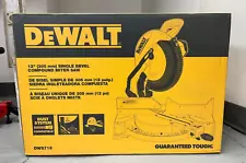 DEWALT DWS715 Corded 15 Amp 12" Single-Bevel Compound Miter Saw *READ*