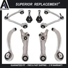 Front Upper, Lower & Rearward Control Arms & Ball Joint Kit 8p for JAGUAR S-TYPE