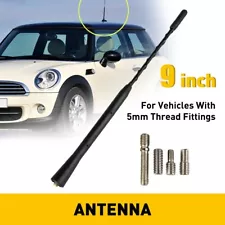 Black 9" STAINLESS ANTENNA MAST for TOYOTA SIENNA 2011 2012 2013 2014 2015