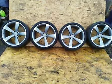 AUDI RS5 ROTOR WHEELS RIMS TYRES COMPLETE 9x20 ET26