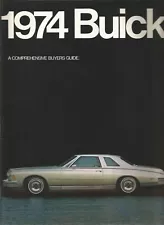 1974 Buick Brochure with Electra, LeSabre, Riviera, Regal, Century, and Apollo,