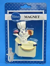 FS! Pillsbury Doughboy Memo Magnet HOME BAKING IS GOOD Ceramic NIP 1998
