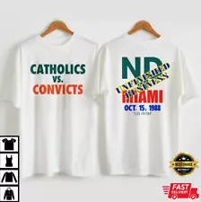 Catholics Vs Convicts 1988 T-Shirt