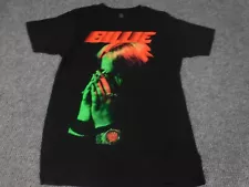 billie eilish Mens Shirt Medium black pullover graphic