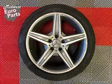 Single OEM 18" Mercedes W211 E63 AMG Front Wheel Rim w/Michelin Tire 65434 Fair