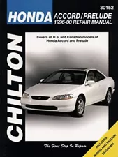 Total Car Care Chilton Honda Accord Prelude 1996-00 by Haynes