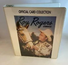 BINDER SALE: ALBUM FOR ROY ROGERS OFFICIAL DELL COMICS TRADING CARDS Arrow Catch