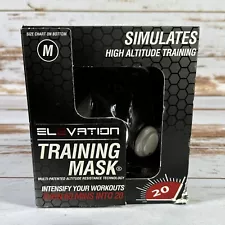 NEW Elevation Training Mask 20 - Medium - Simulates High Altitude Training - NEW