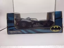 COLLECTORS BATMOBILE 1989 BATMAN MOVIE (MICHAEL KEATON) 1:18 HOT WHEELS Sealed