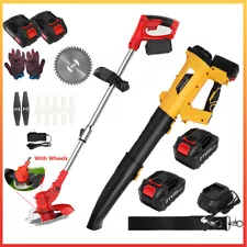 Handheld Electric Lawn Mover String Trimmer Cordless Weed Eater Leaf Blower US