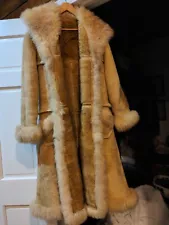 Overland Sheepskin Coat full length