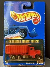 New ListingHot Wheels PETERBILT DUMP TRUCK Blue Card #100 - Cracked Blister