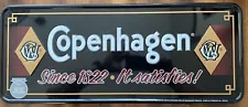 New ListingCopenhagen tobacco sign.9”x24”