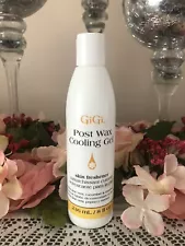 Gigi POST WAX COOLING GEL Skin Freshener Aloe Vera Cucumber 8oz/118mL USED