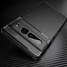 Case, For Google Pixel 9 Pro XL 8a 8 7a/6a /7/7 Pro Carbon Gel Phone Cover