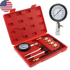 Petrol Engine Cylinder Compression Tester Kit for Automotive Motorcycle Tool Kit