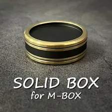 Solid Box for M-BOX Half Dollar Size Magic Tricks Coin Appear Vanish Magic Props