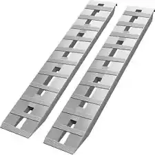 Synthacy 60''x12'' Aluminum Trailer Ramps 6000LBS Car Truck Hook End 2 Ramps