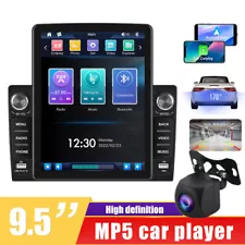 9.5" Carplay Android 9.1 Car Stereo GPS Navi Radio Player 2Din Wifi with Camera