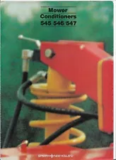 Original Sperry New Holland Models 545 546 547 Mower Conditioner Sales Brochure