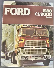 1980 Ford CL-9000 Truck Brochure COE Semi Tractor Trailer Excellent Original 80