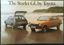 Toyota Starlet GL Brochure 1980