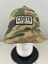 Costa Del Mar Camouflage Mesh Trucker SnapBack Adjustable Hat/cap