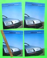 Lot/4 - 1985 MERKUR XR4Ti USA 8-pg COLOR CATALOG Brochure LINCOLN MERCURY Xlnt++