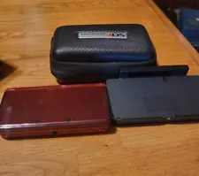 Nintendo fire red 3ds for sale, complete with 12 games, case, and charger.