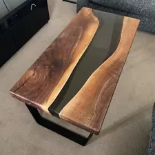 48" x 24" Epoxy Coffee Table Top Handcrafted Resin Furniture for Sale