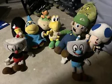 Mario Plushies Lot All for 35