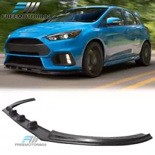 For 16-18 Ford Focus RS Hatchback Unpainted PU Front Bumper Lip Spoiler Splitter