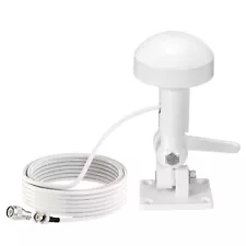 Boat Marine GPS Navigation External Antenna 5m Cable Bracket for Garmin GPSMAP