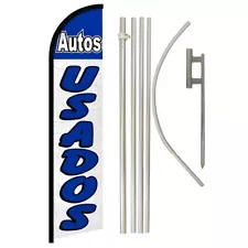 Autos Usados Full Curve Windless Swooper Flag & Pole Kit Used Cars Dealership