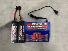 Traxxas 2990 Ez-Peak Dual Charger 5000mAh 25C 3S ID LiPo Batteries