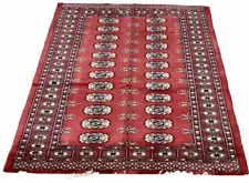 3x5 Authentic Hand knotted Vintage Bokhara Jhaldar Wool Oriental Area Rug