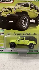 Auto world 1/64 2017 jeep wrangler sahara limited