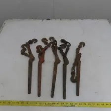 1/4" Heavy Duty 1800lb Load Binder Boomer Chain Equipment Tiedown Lot of 5