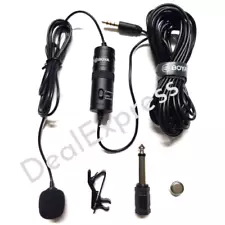 BOYA BY-M1 Lavalier Microphone for Smart Phone DSLR PC Cameras Original & NEW