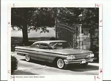 1960 Pontiac Star Chief Sport Sedan ORIGINAL Factory B&W PHOTOGRAPH 8'' x 10''