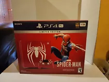 Limited Edition Marvel's Spider Man 1TB Red PlayStation 4 Pro Console - NEW