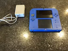 NINTENDO blue 2DS 2 DS SYSTEM HANDHELD CONSOLE AC ADAPTER GAME PORTABLE NES HQ