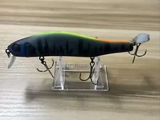 Hard to Find Older Jackall Chan Wake 130 5.1" Wake Bait - BLACK Chartreuse