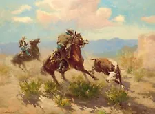 Old West : Olaf Wieghorst : 13x 19 Archival Quality Art Print