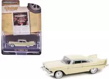 1957 Plymouth Fury Beige with Gold Metallic Stripes Vintage Ad Cars Series 10 by