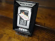 ZIPPO 2014 SALES MEETING LAS VEGAS ZIPPO LIGHTER MINT IN BOX 2014