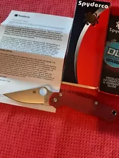 Spyderco M390 C81GPRD2 Paramilitary 2 Pocketknife - Red