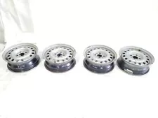 1988 1991 SAAB 9000 OEM Set Of Steel Wheels 15x5.5