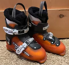 Salomon T2 US kids shoe size 2 1/2 / Mondo 21.5 / 259 mm BSL youth jr Ski Boots