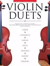 Violin Duets - Sheet Music Book 8 Songs NEW 014035075